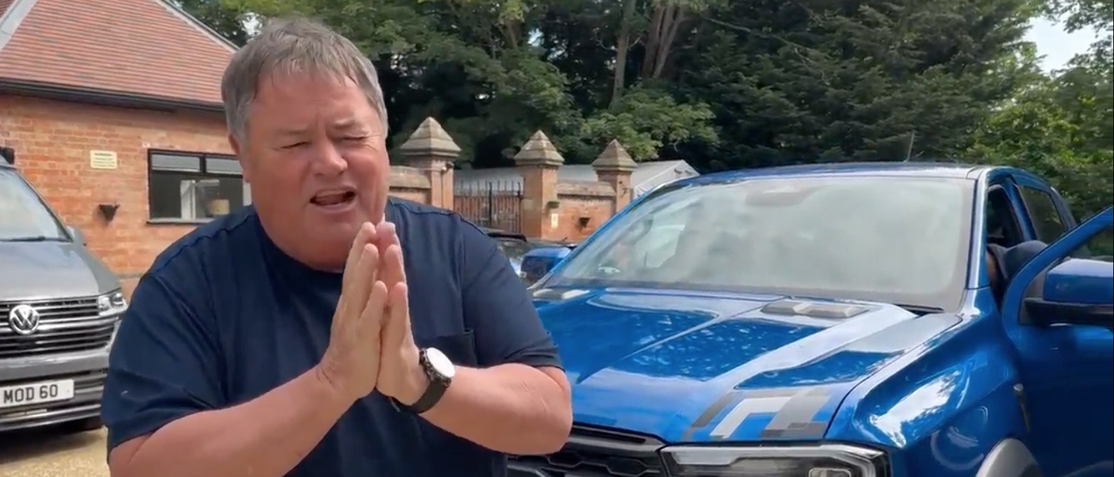 Mike Brewer says he was 'gutted' to see his prized Ford Ranger Raptor go
