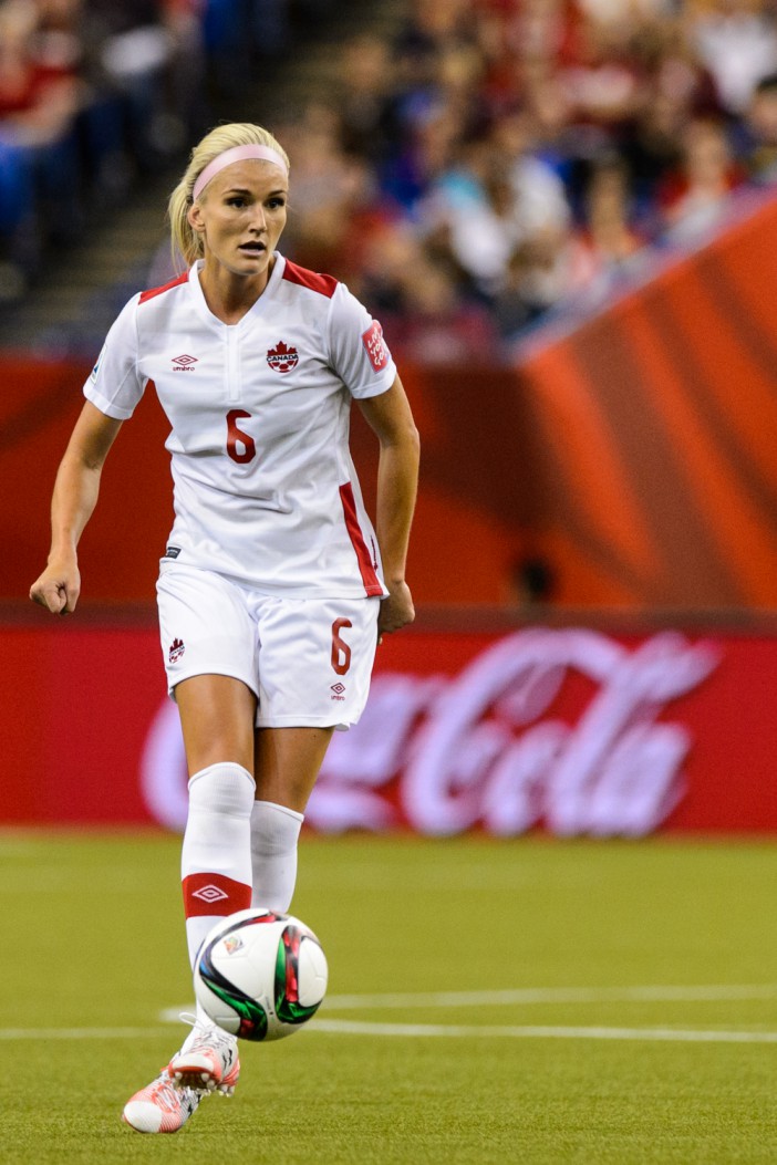 Kaylyn Kyle during the 2015 Women's World Cup