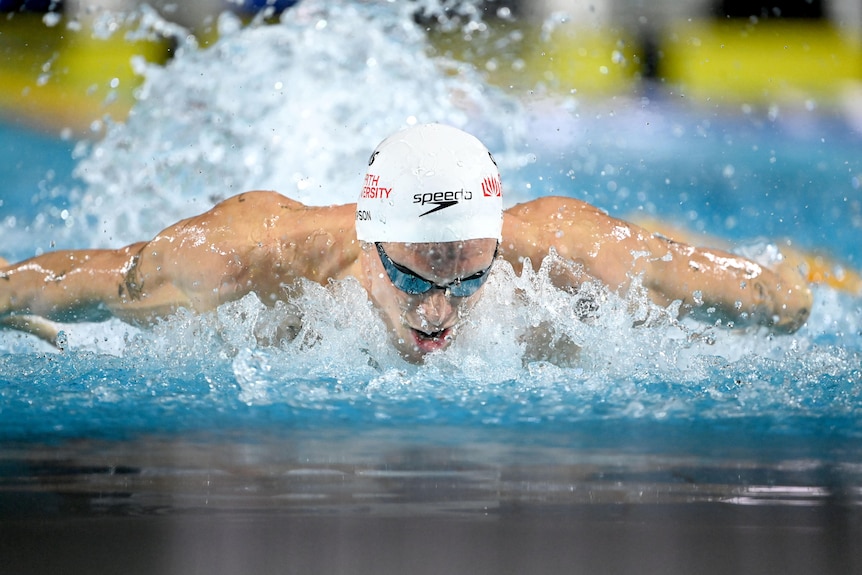 Cody Simpson swims butterfly