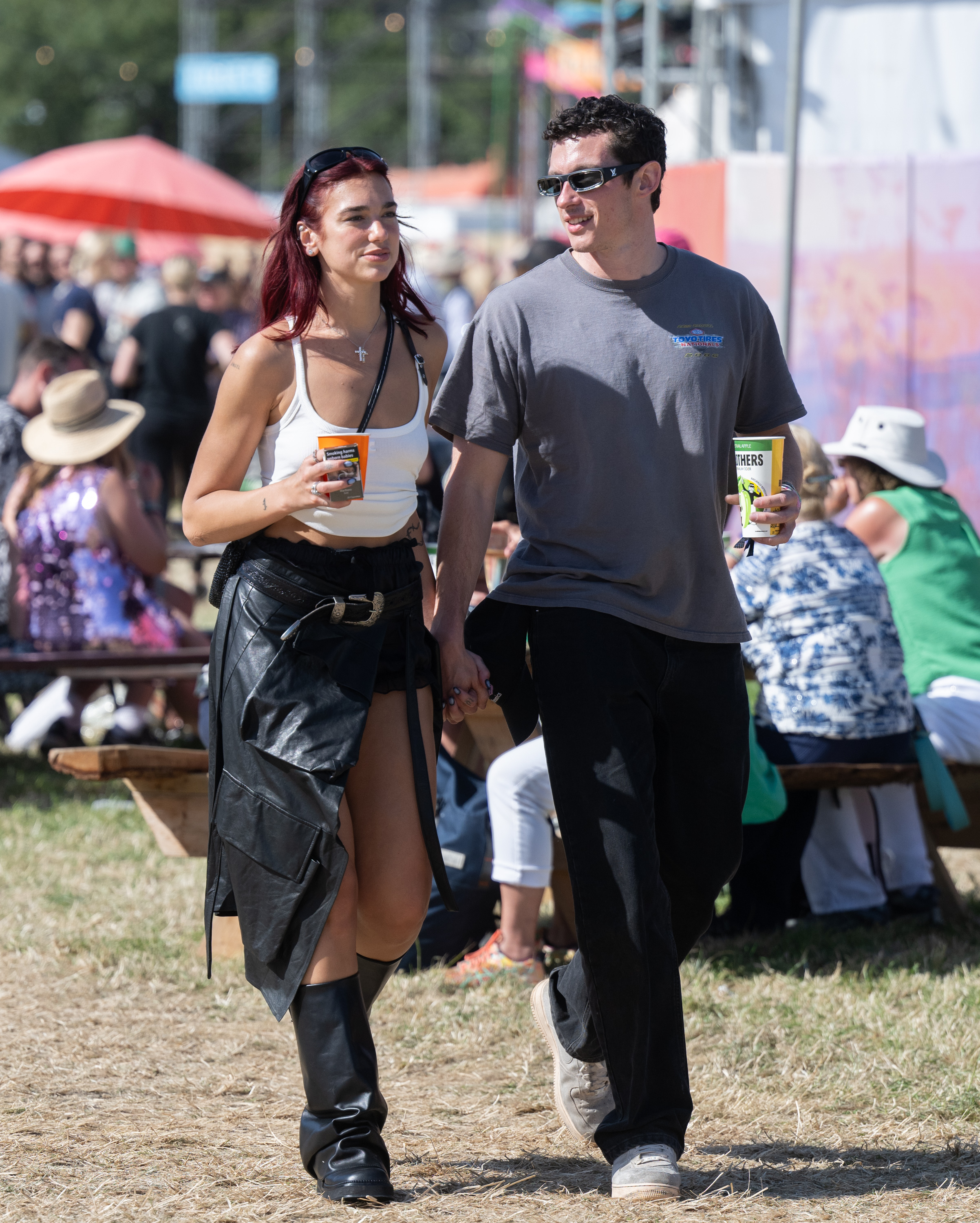 GLASTONBURY, ENGLAND – JUNE 29: Dua Lipa and Callum Turner during day four of Glastonbury Festival 2024 at Worthy Farm, Pilton on June 29, 2024 in Glastonbury, England. Founded by Michael Eavis in 1970, Glastonbury Festival features around 3,000 performances across over 80 stages. Renowned for its vibrant atmosphere and iconic Pyramid Stage, the festival […]