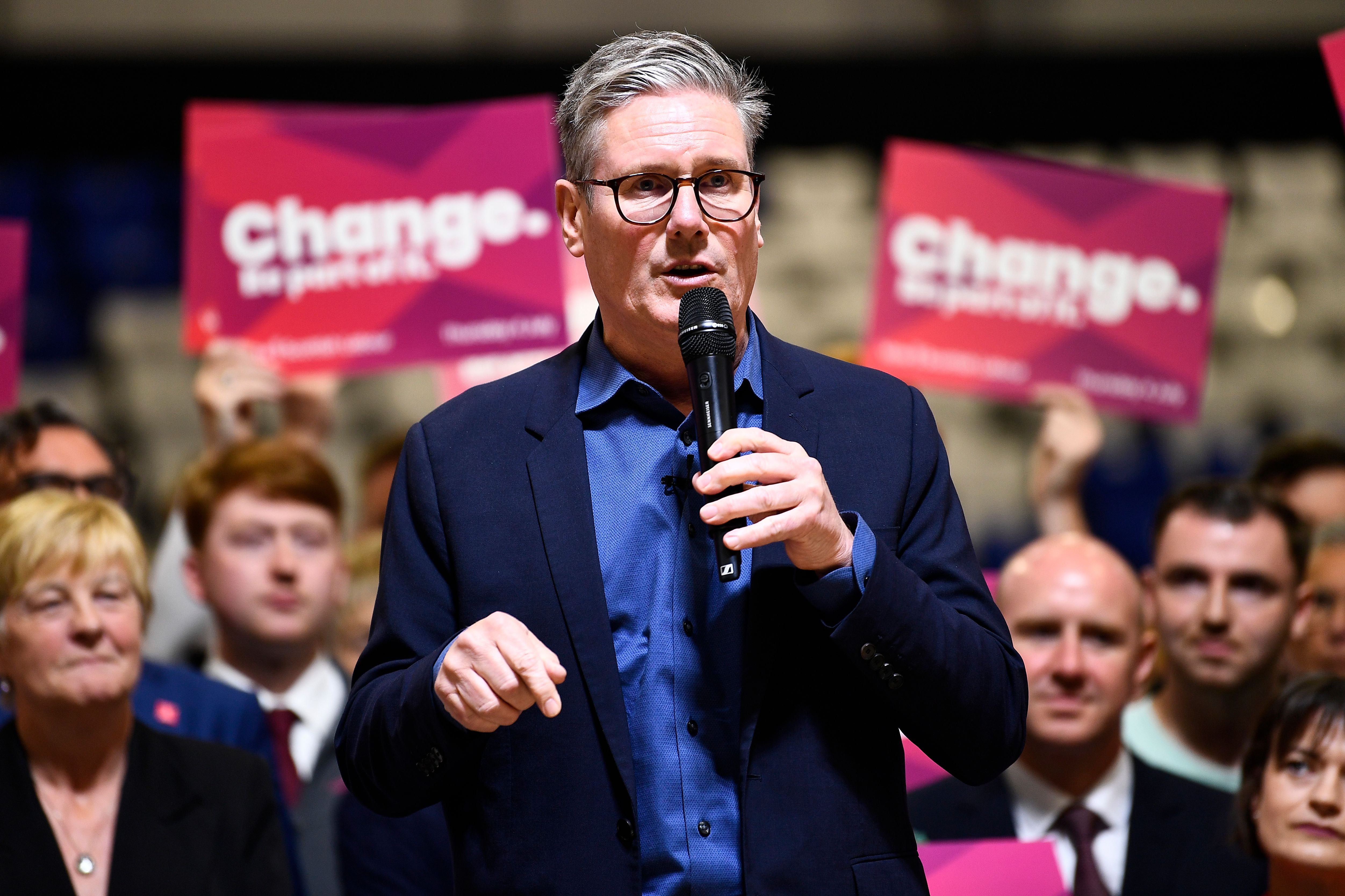 Sir Keir Starmer will storm Downing Street with a super-majority if the polls are correct