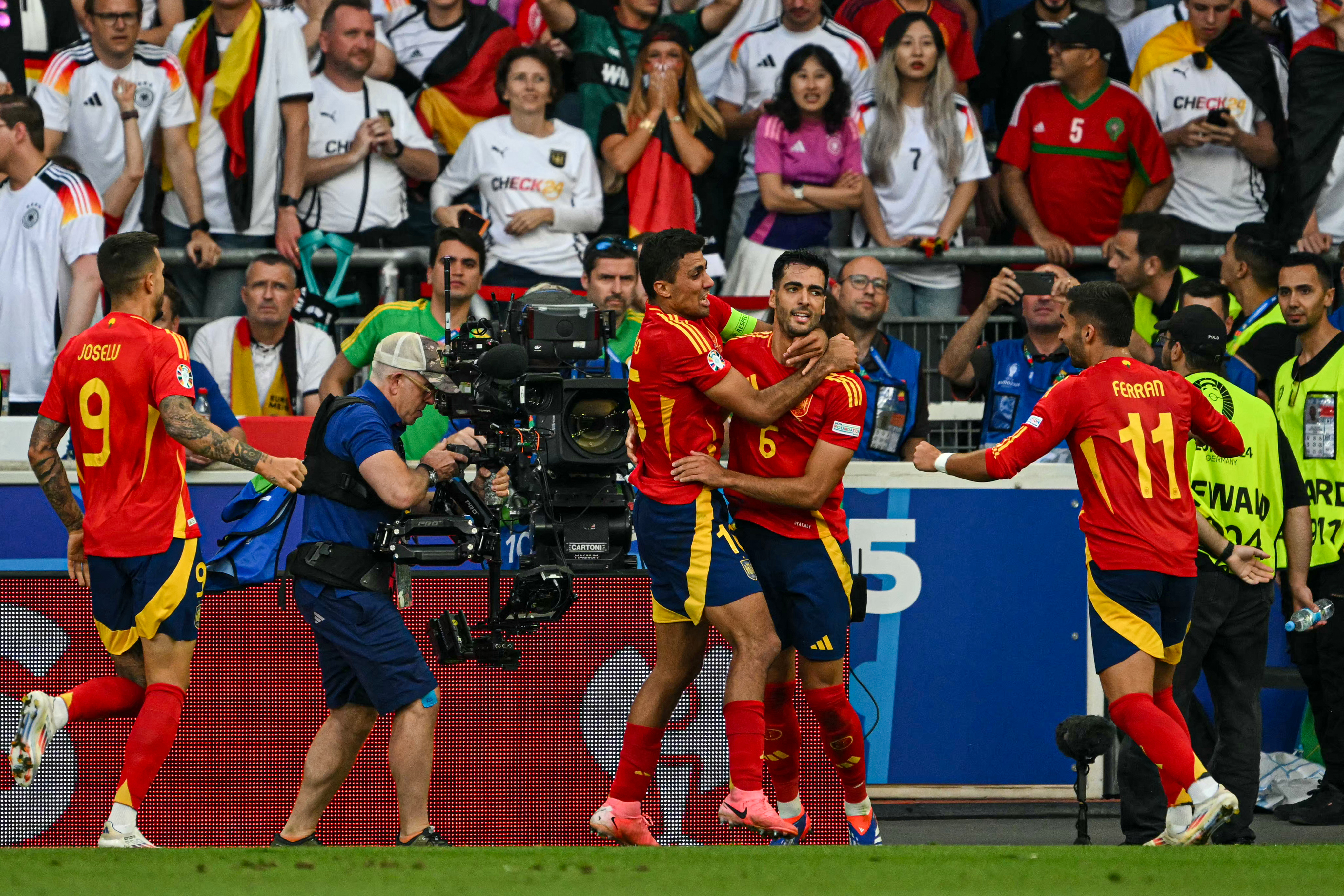 Spain dumped out the hosts