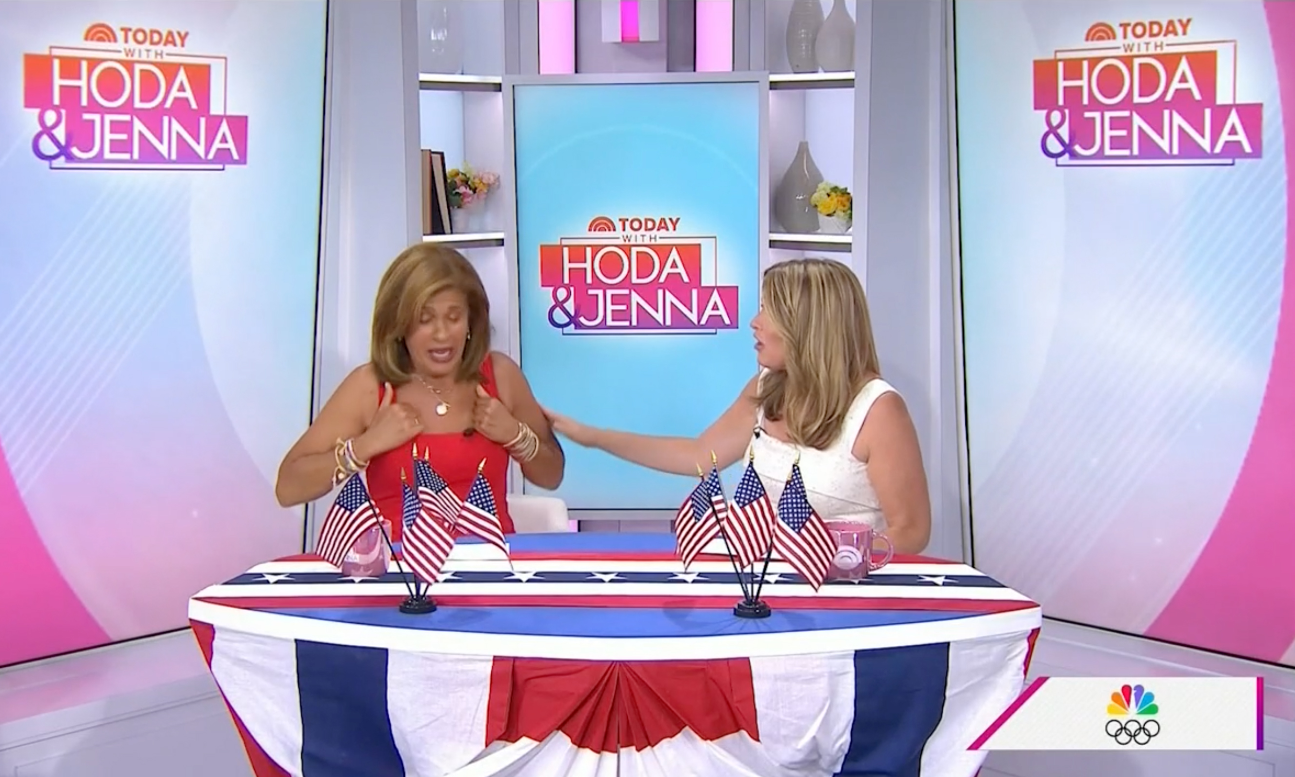 Tavia said Hoda should also start getting her bra fittings done more often - perhaps every other year