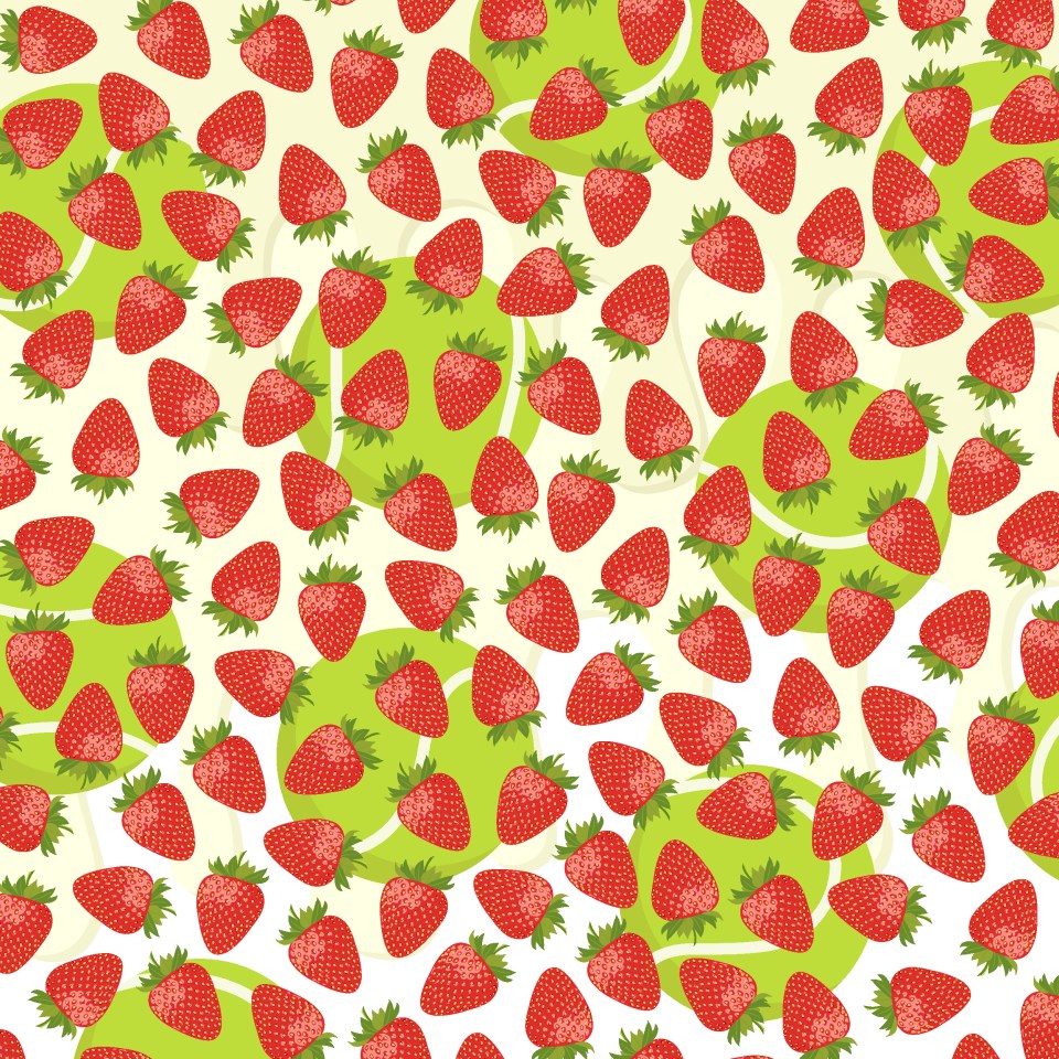 Puzzlers have been tasked to find the strawberry without a stem in the Wimbledon-inspired brainteaser