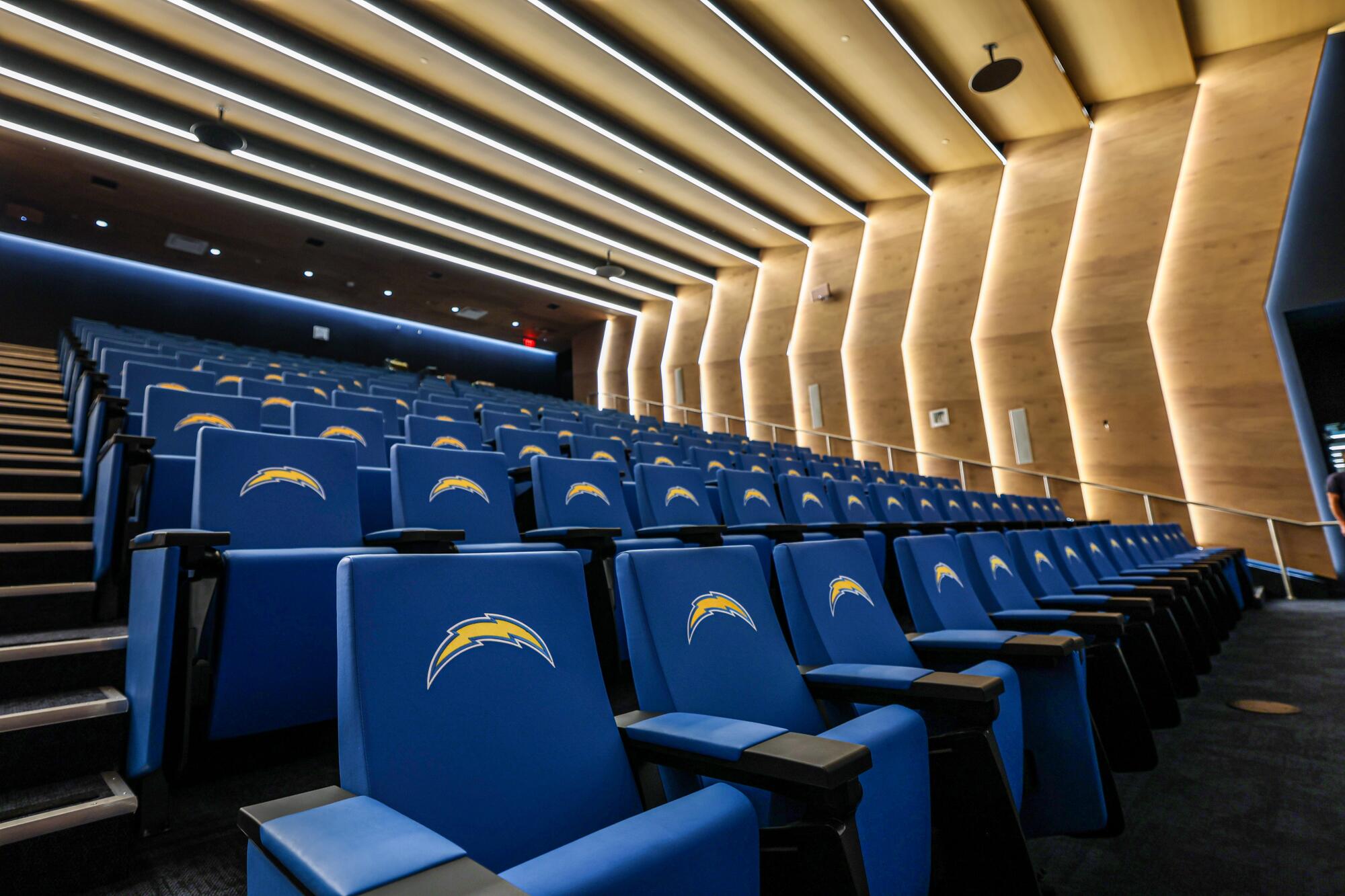 The Chargers' auditorium.