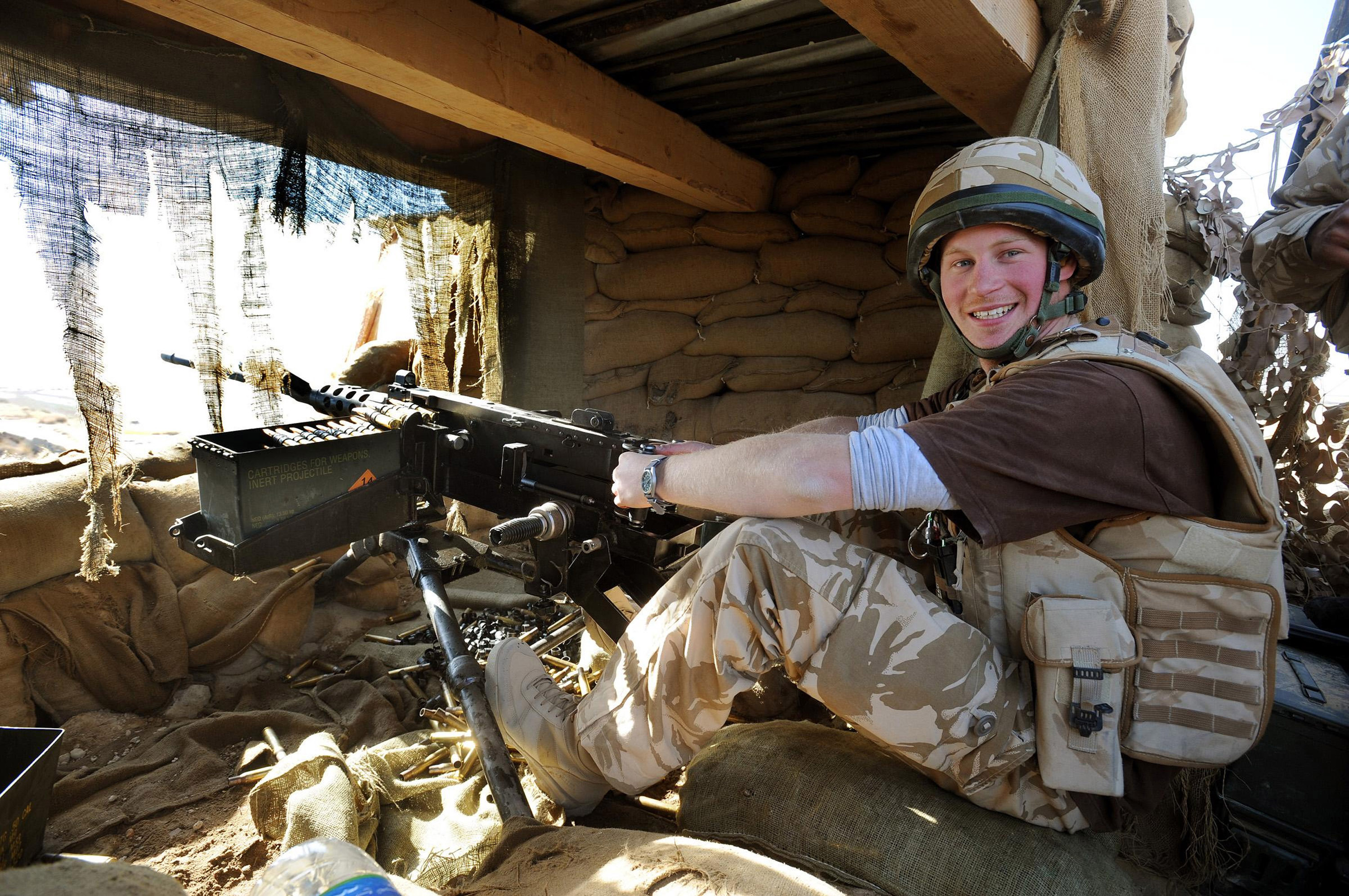 Prince Harry also served in Afghanistan