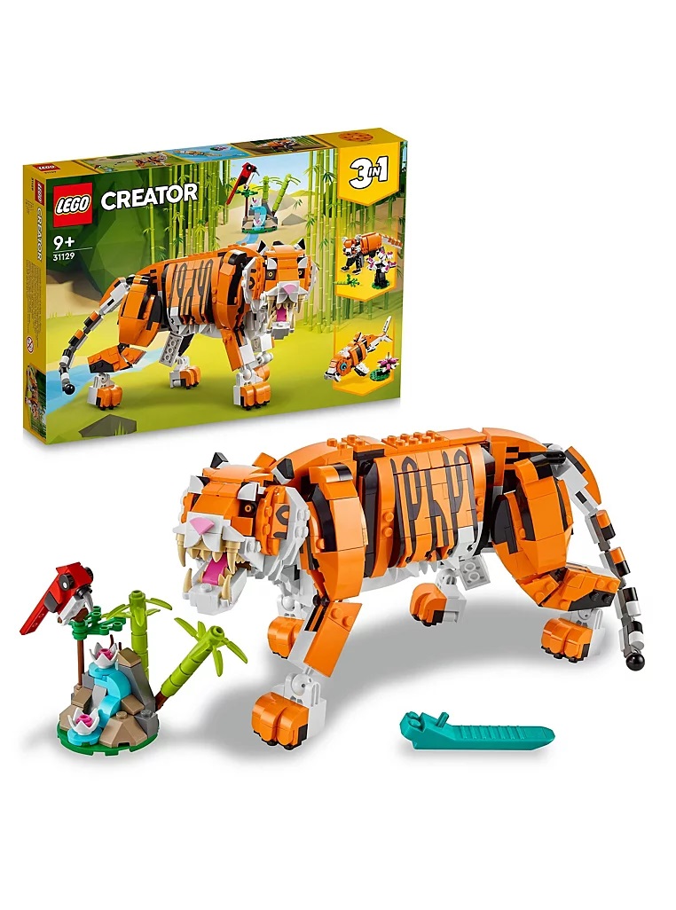 The Lego Creator 3 in 1 Majestic Tiger Building Set is down to £30 at Asda