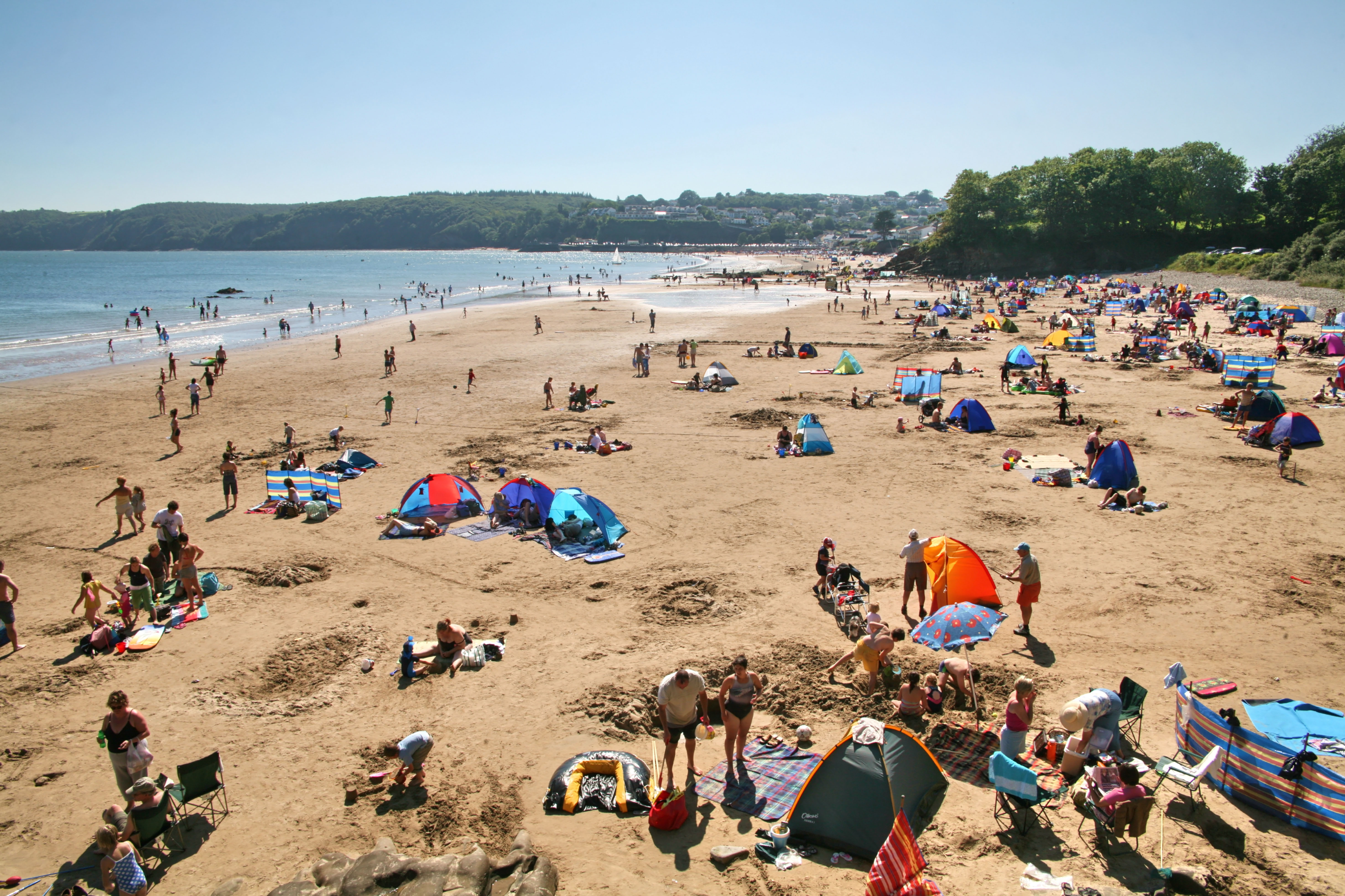 Saundersfoot Beach has been named one of the cleanest in the world