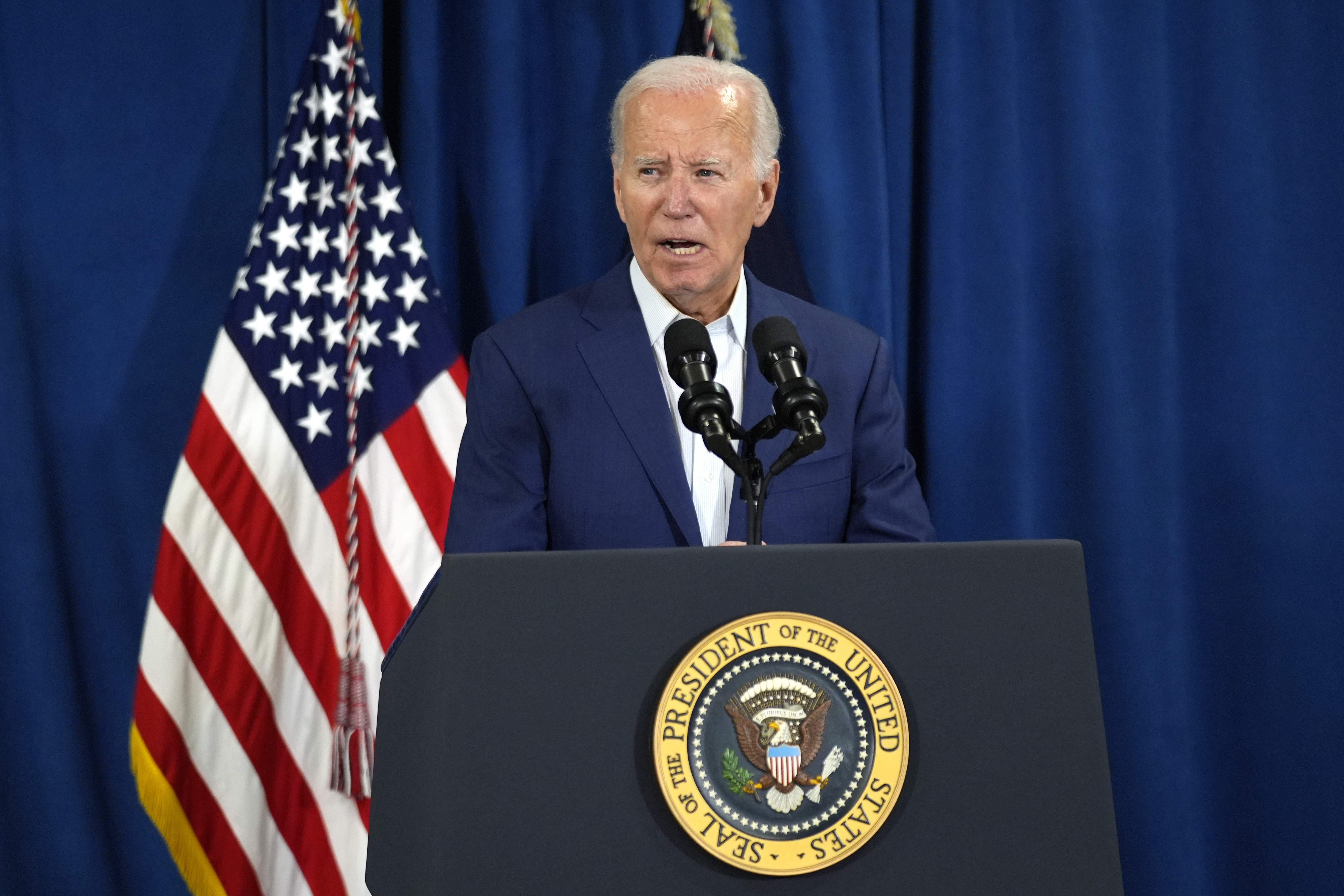 'There is no place in America for this type of violence,' Biden said on Saturday night