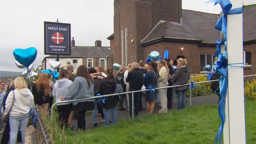 Crowds gathered to pay their respects after Jay's mum told of her heartbreak