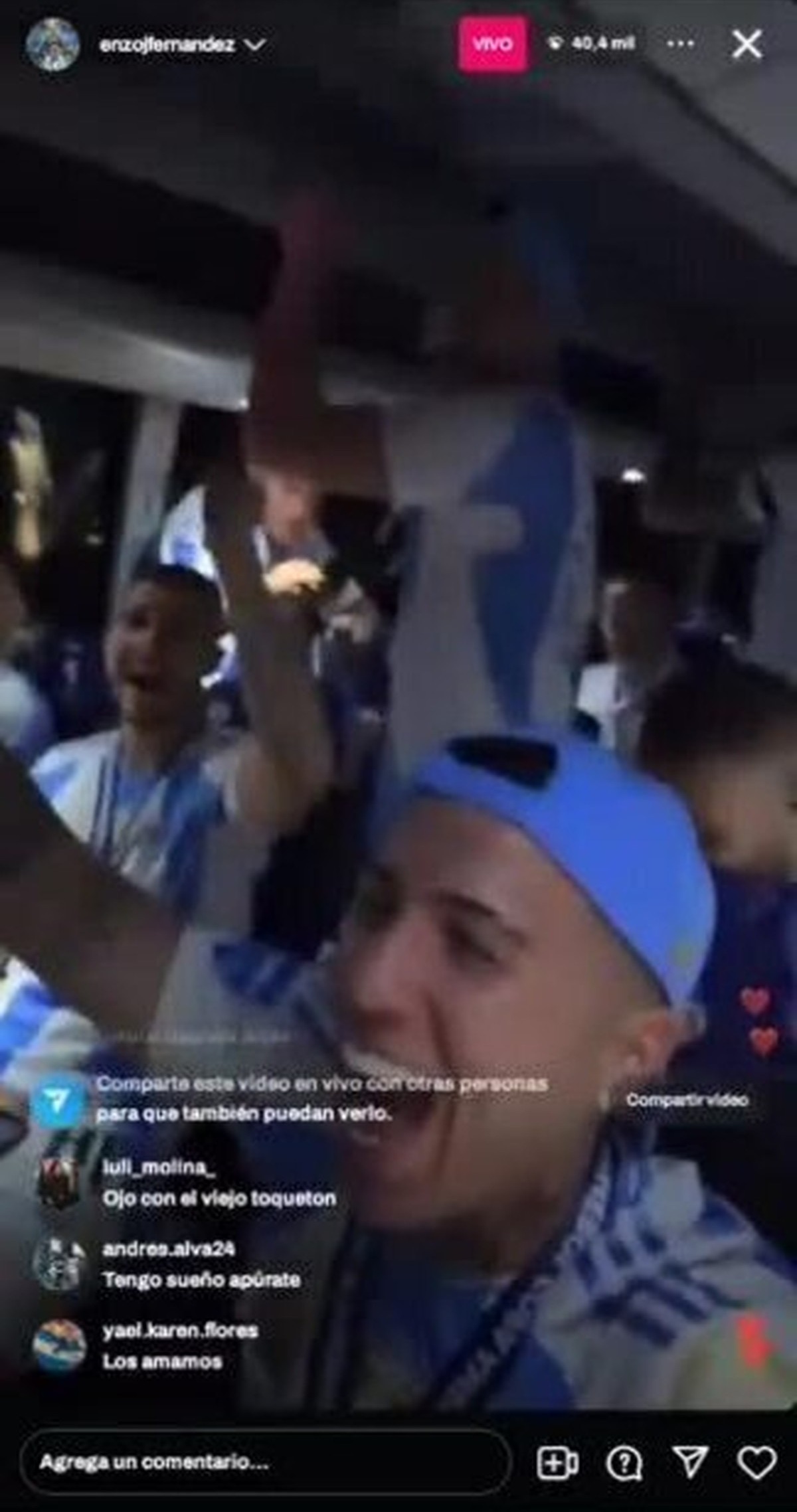 The midfielder filmed himself and Argentina teammates chanting about the French national team