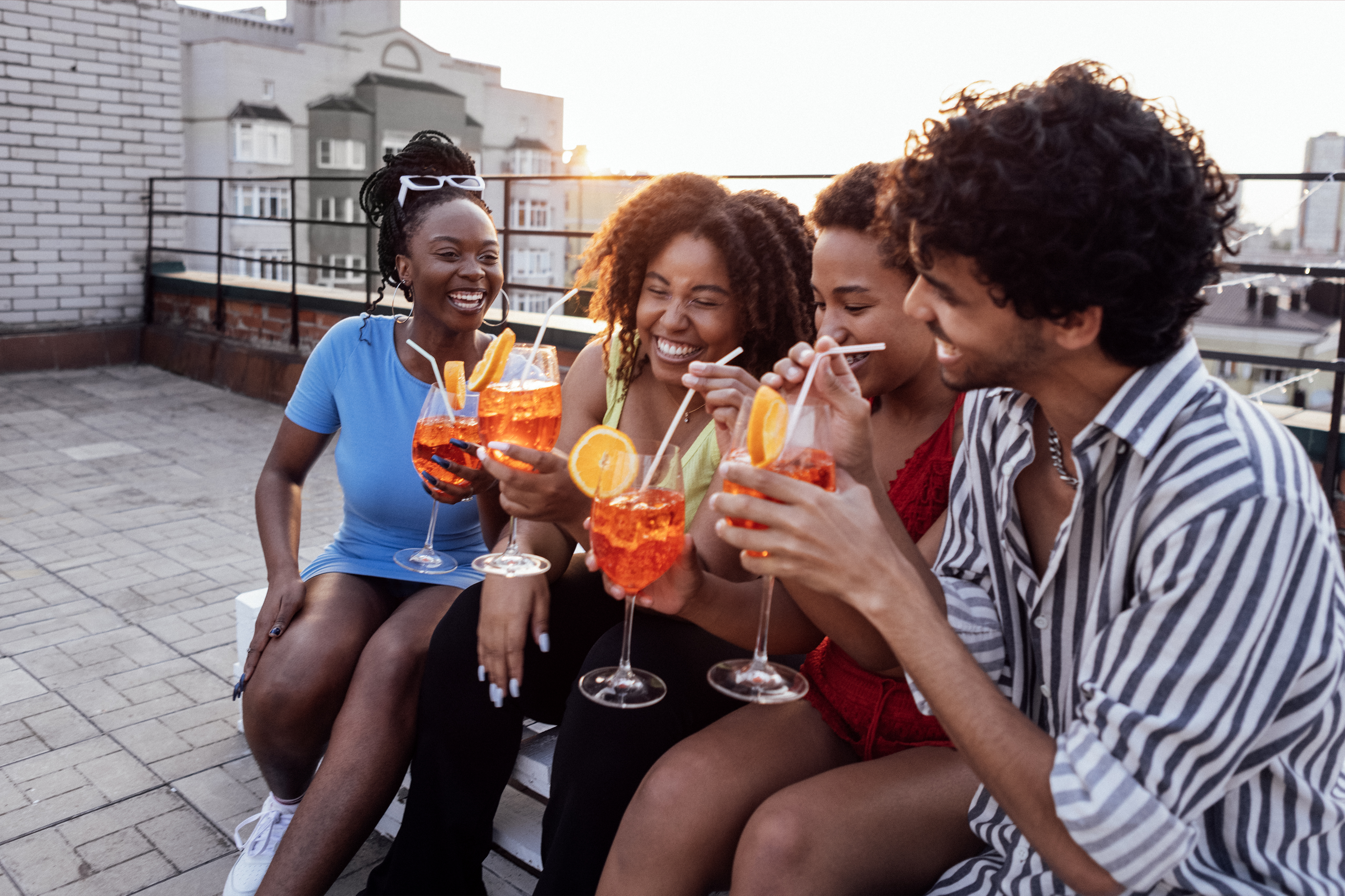 The orange-coloured drink has become a favourite to sip in the sunshine