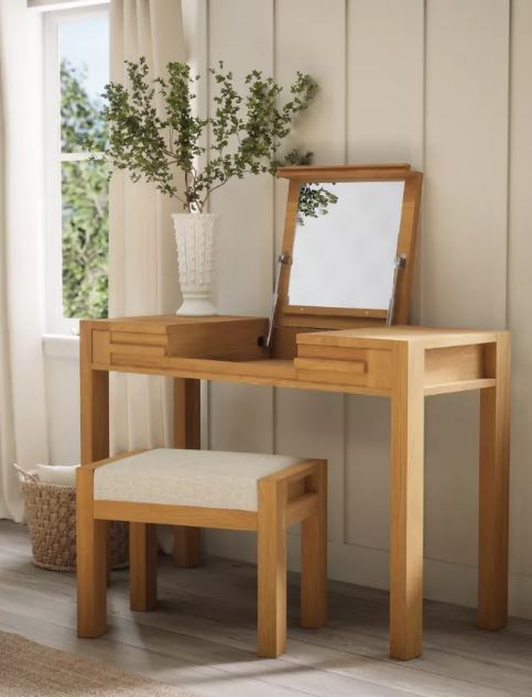 The 'Sonoma Dressing Table & Stool' has £259.60 off