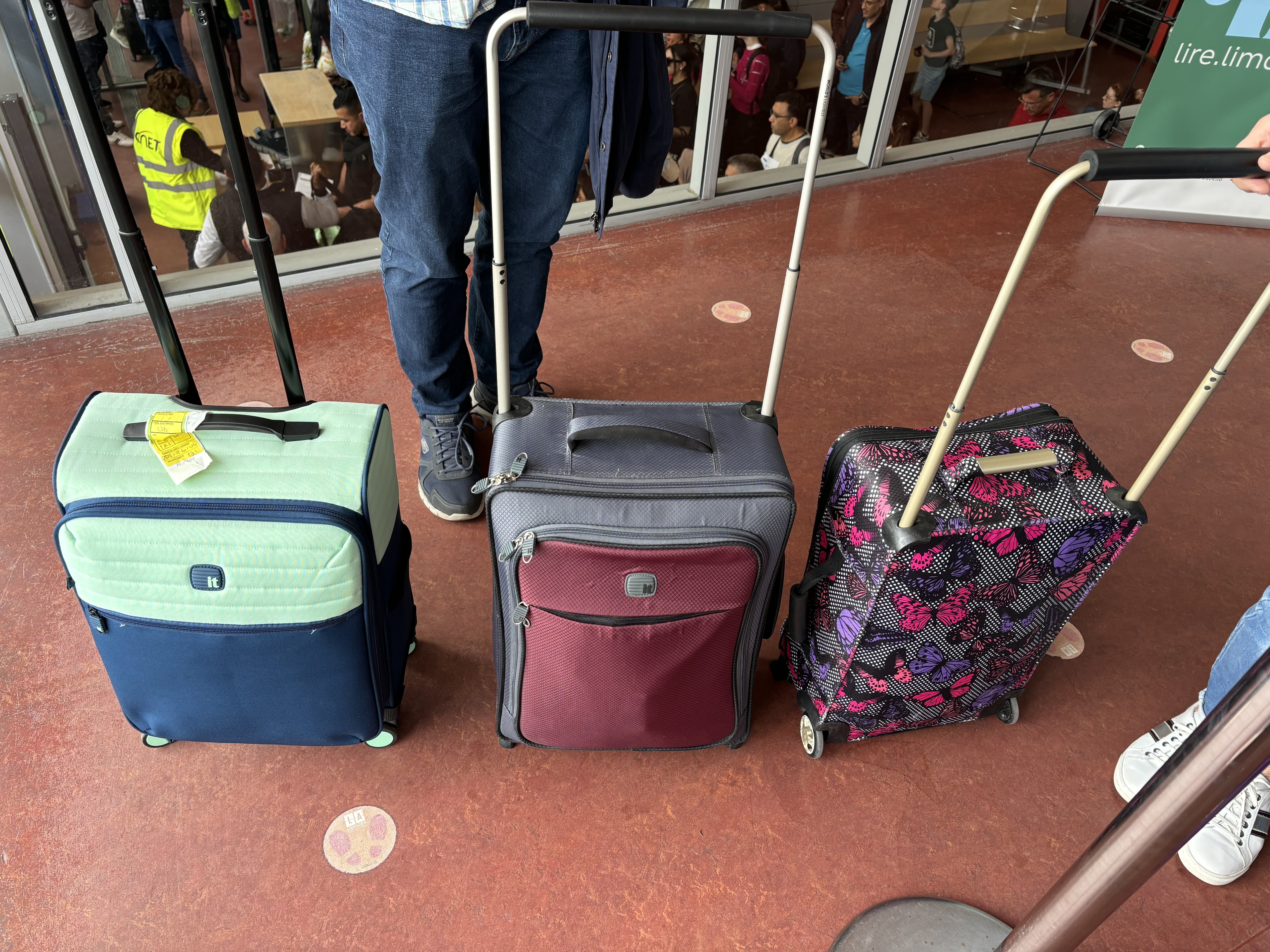 Some bags will be checked by staff, while others won't