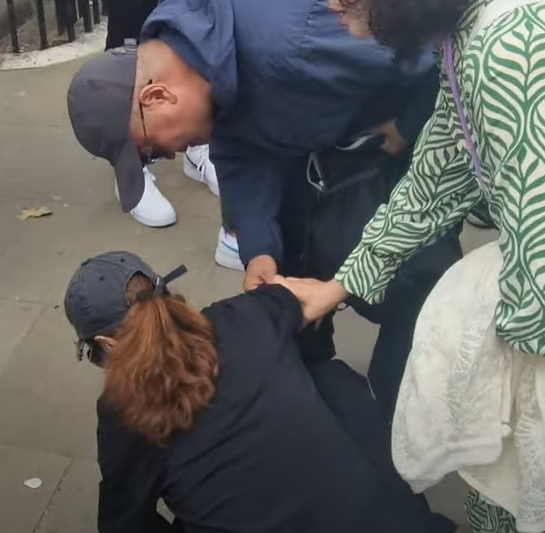 A man uses a cotton bud to treat the bite