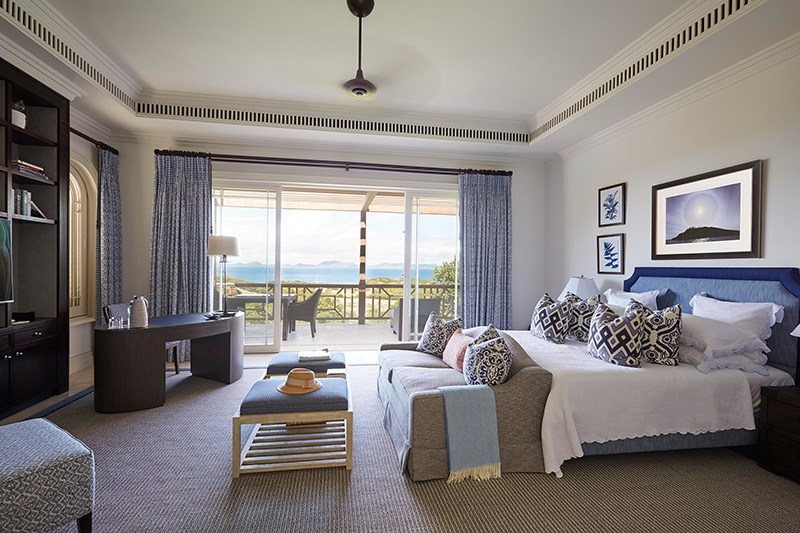 The bedrooms boast enviable ocean-front views