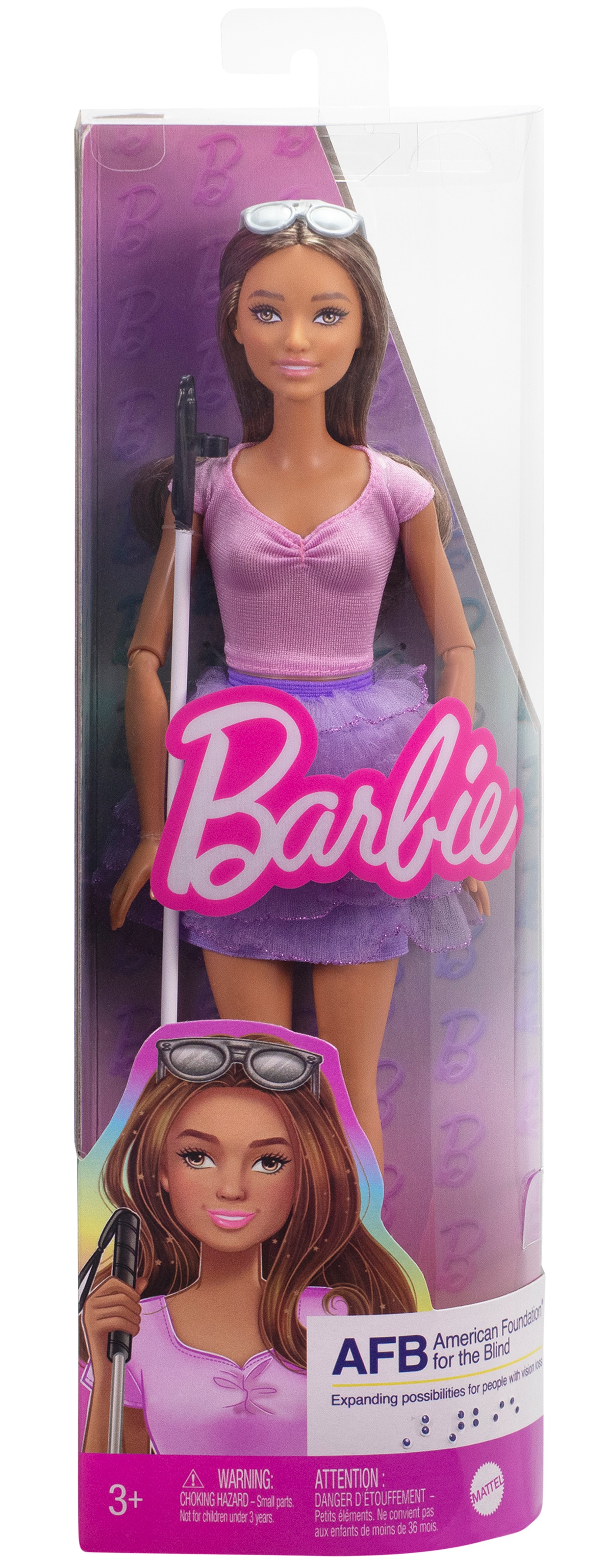 Lucy said: 'To see the most well-known doll in the world introduce a blind Barbie makes me feel so seen'