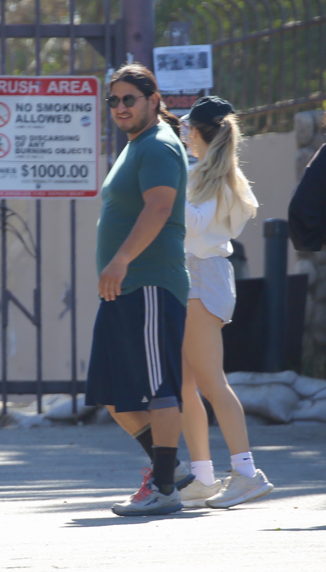 Edwin Castro beamed as he headed into the entrance to Runyon Canyon