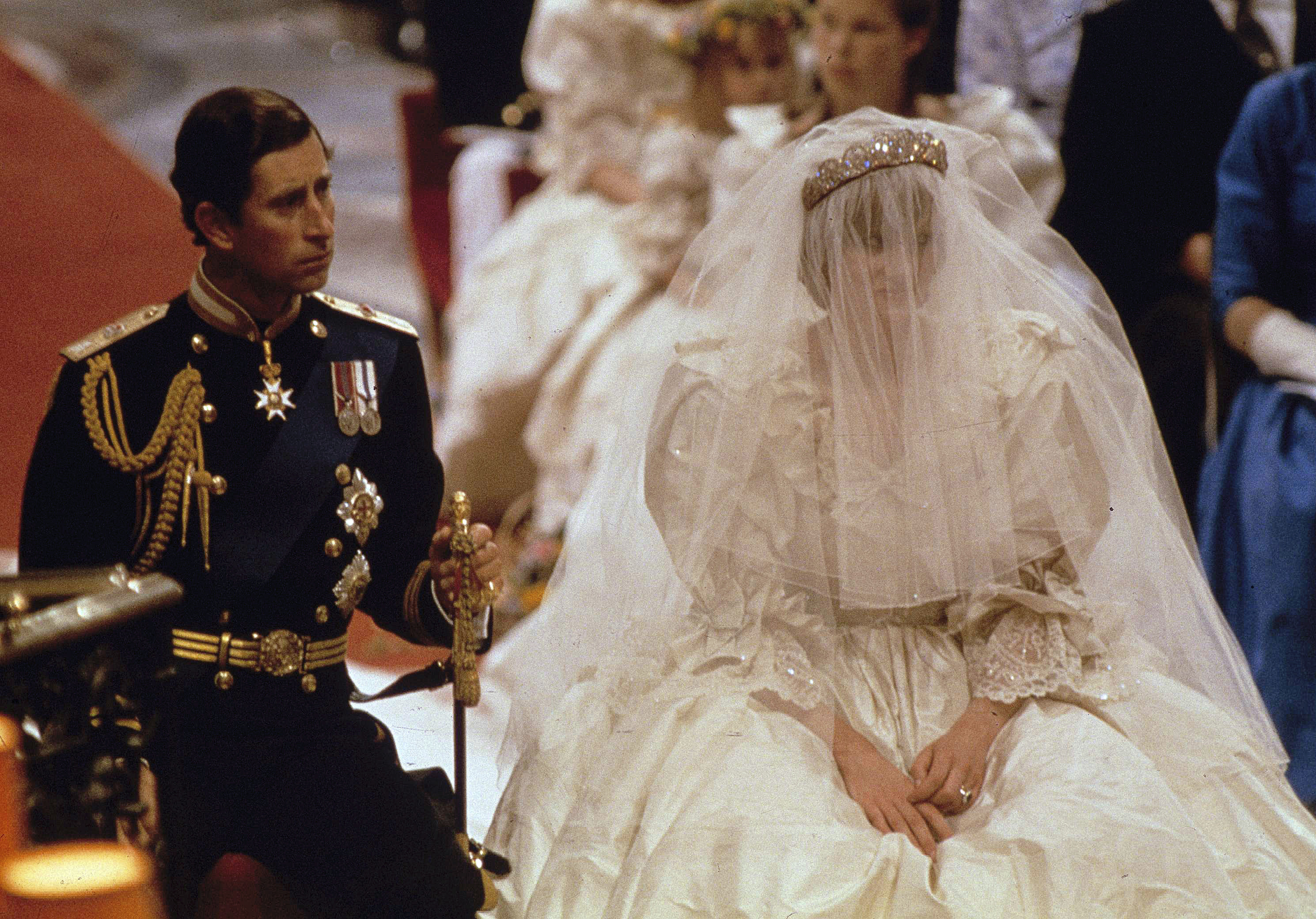 Diana appeared to show her 'fun side' at the altar