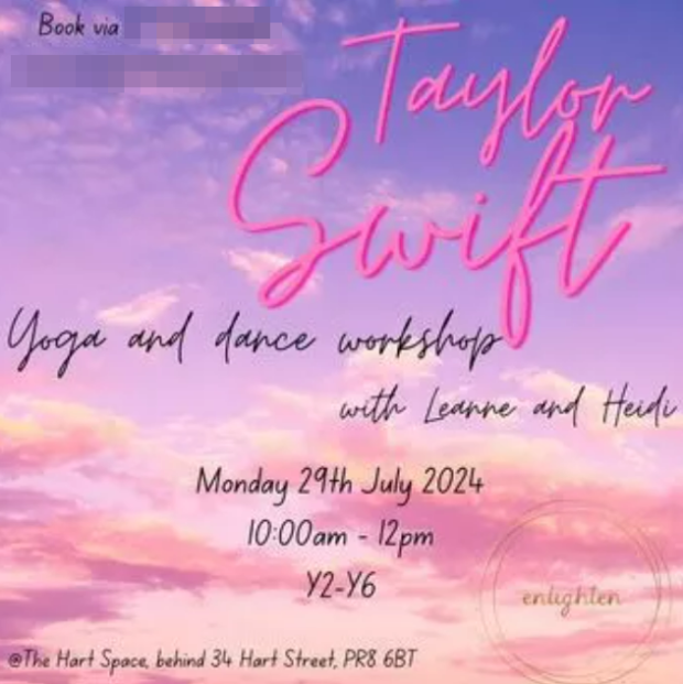 The horror allegedly happened at a Taylor Swift-themed yoga and dance workshop