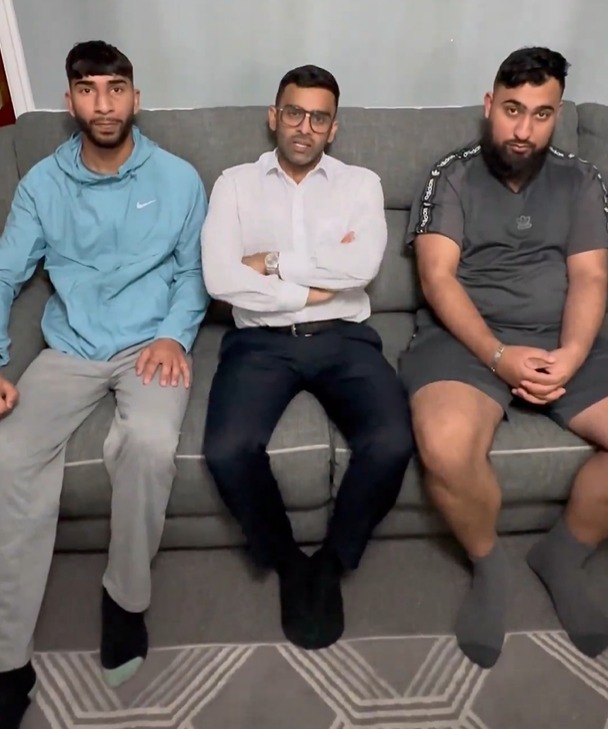 Mohammed Fahir Khan, 19, and brother Amaad, 25, seen here with their former lawyer Akhmed Yakoob