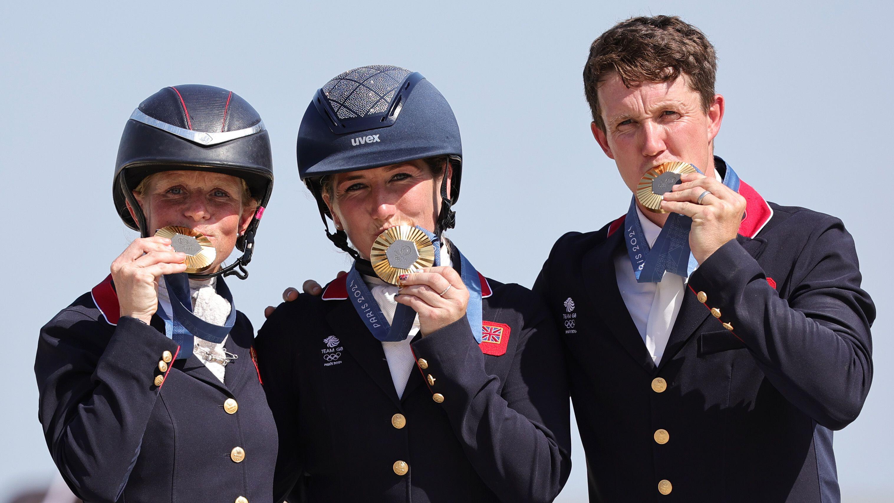 The eventing star helped Team GB win thier first gold of the Games