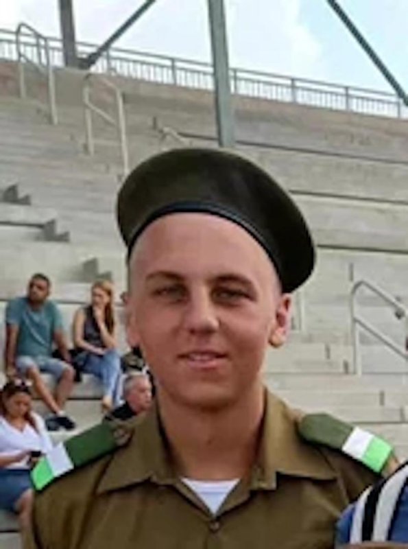 Sgt. Aleksandr Iakiminskyi, 19, was killed in a stabbing in Karmiel on Wednesday that also wounded another Israeli soldier. Photo courtesy Israel Defense Forces