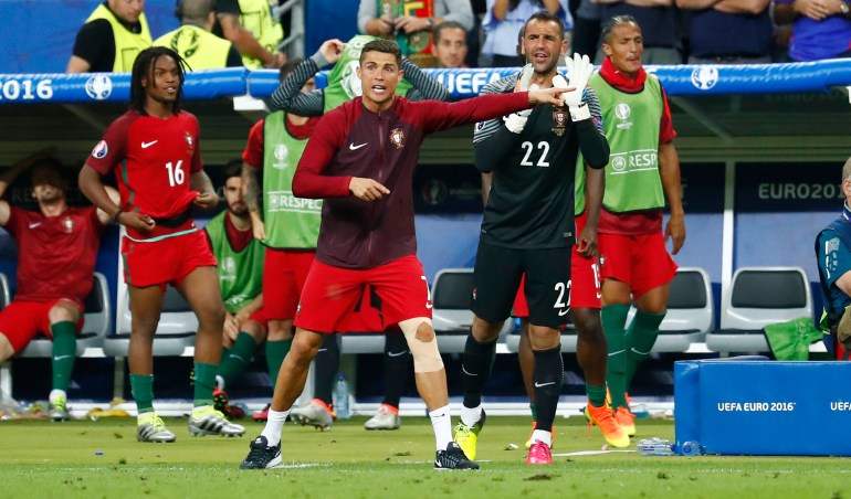 Football Soccer - Portugal v France - EURO 2016 - Final - Stade de France, Saint-Denis near Paris, France - 10/7/16 