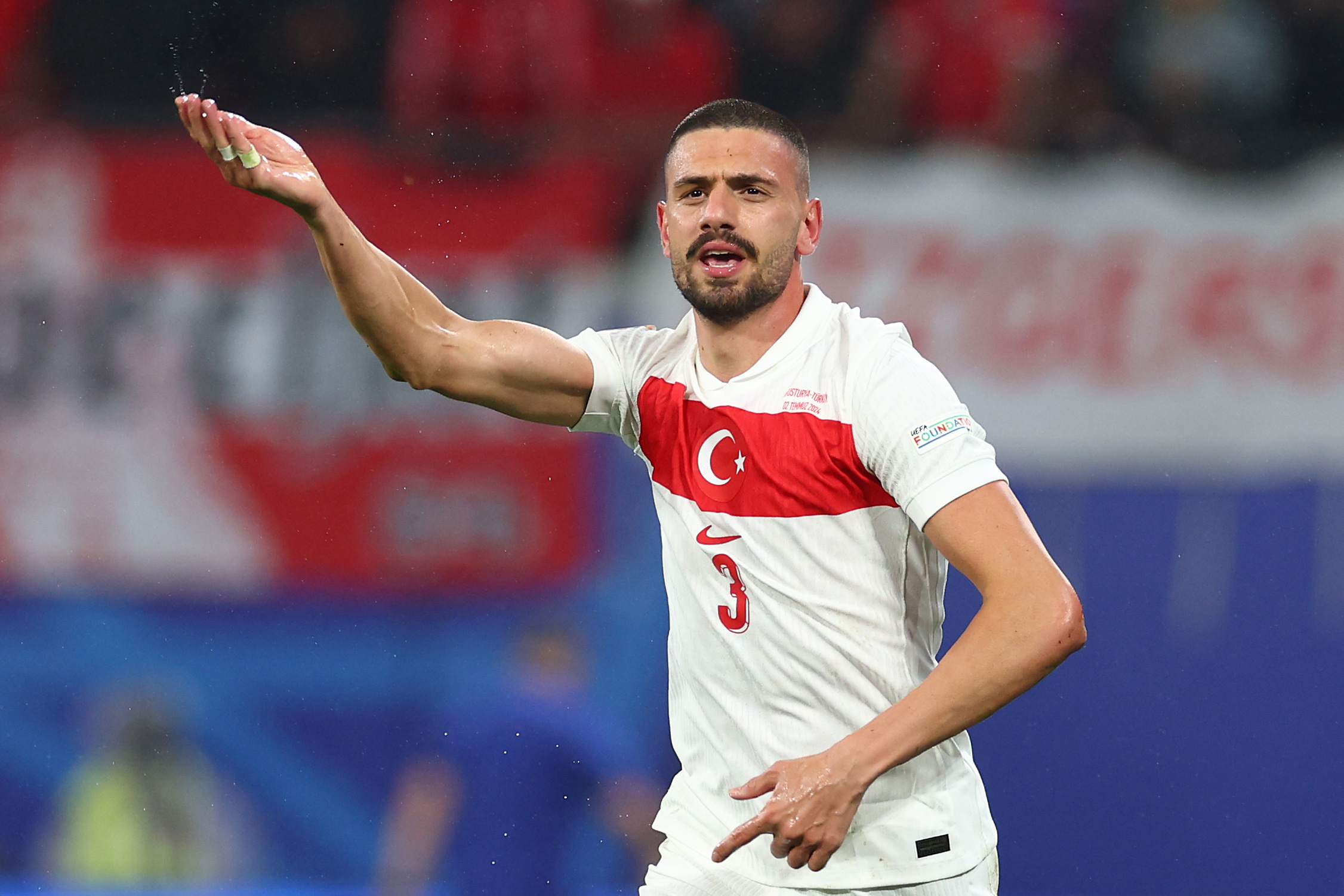 Merih Demiral scored twice to see Turkey through to the quarter-finals
