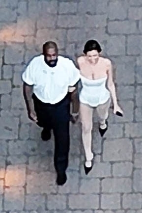 Kanye West and Bianca Censori stepped out for a romantic dinner together