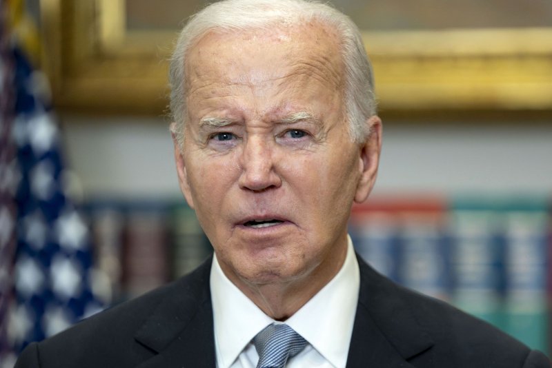 President Joe Biden delivers remarks after former President Donald Trump was injured following a shooting at a July 13 election rally in Pennsylvania in the Roosevelt Room of the White House in Washington, DC on Sunday. The attack on Saturday killed one spectator at the scene and left two others critically injured. Photo by Bonnie Cash/UPI