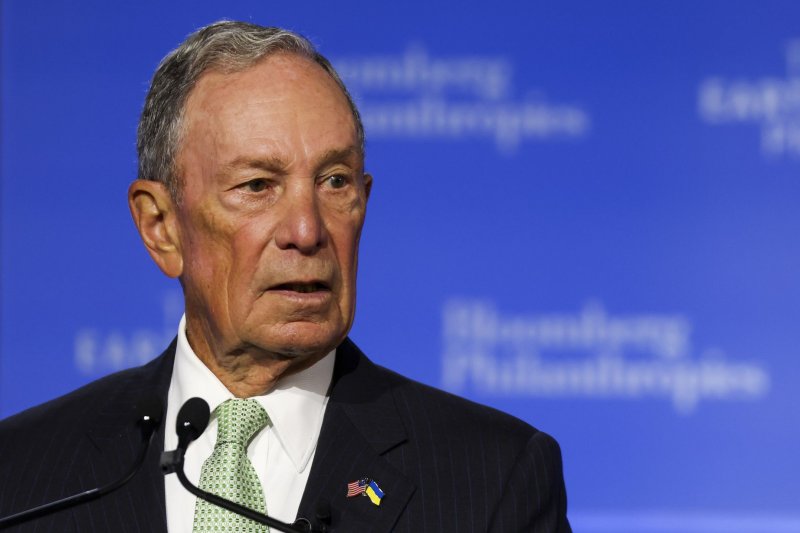 Former mayor of New York City, Michael Bloomberg, donated $1 billion to Johns Hopkins University, which will provide free tuition to a majority of medical students and "reduce the financial barriers to these essential fields." File Pool Photo by Shannon Stapleton/UPI