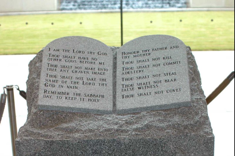 More than a dozen other states have attempted to implement laws promoting the Ten Commandments in public schools. File Photo by Morris Abernathy UPI