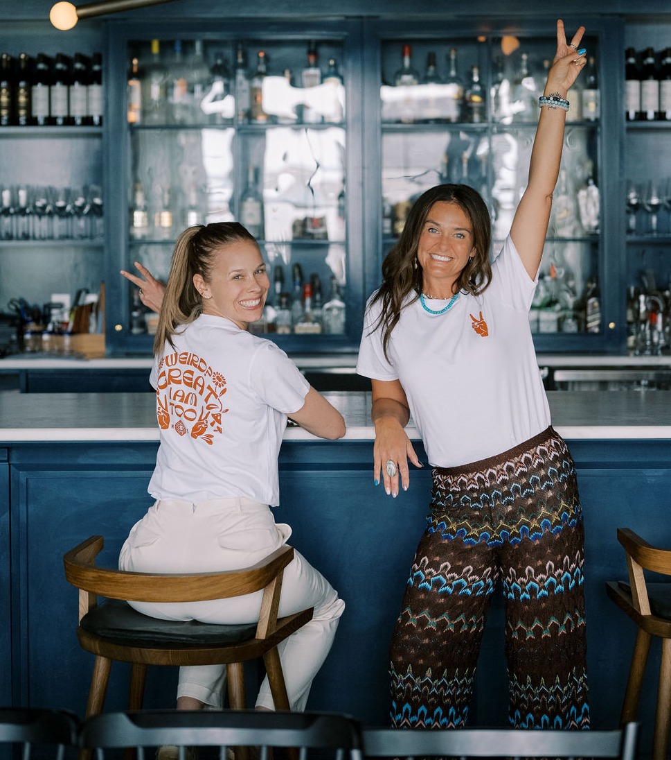 Lauren Lauterbach (left) and Courtney Winslow (right) are the crystal healers who run Moon & Stone — a crystal store