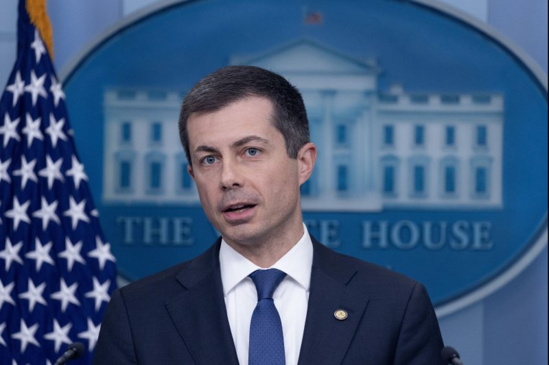 Transportation Secretary Pete Buttigieg on Tuesday announced that the agency's office of Aviation Consumer Protection launch an investigation into Delta Air Lines to "ensure the airline is following the law and taking care of its passengers during continued widespread disruption." File Photo by Michael Reynolds/UPI