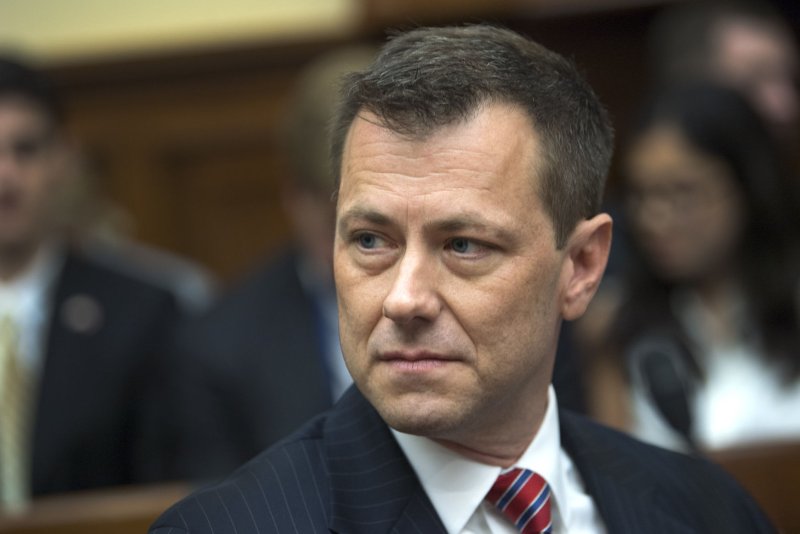 After his texts disparaging former President Donald Trump were leaked, Peter Strzok was removed from the Russian election interference investigation before eventually being fired from the FBI. File Photo by Kevin Dietsch/UPI