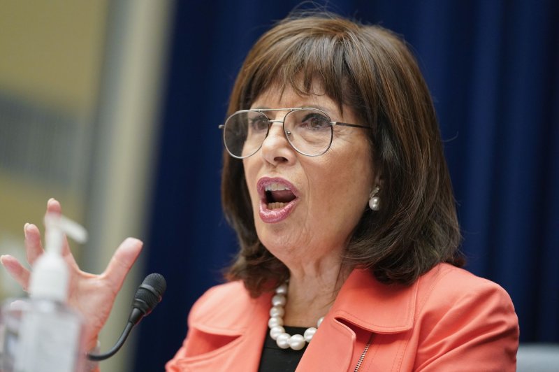 Former Rep. Jackie Speier, D-Calif. (pictured in 2022), this week revealed she was diagnosed with breast cancer in June. She said it was found early and successfully treated with a lumpectomy. File Pool Photo by Andrew Harnik/UPI