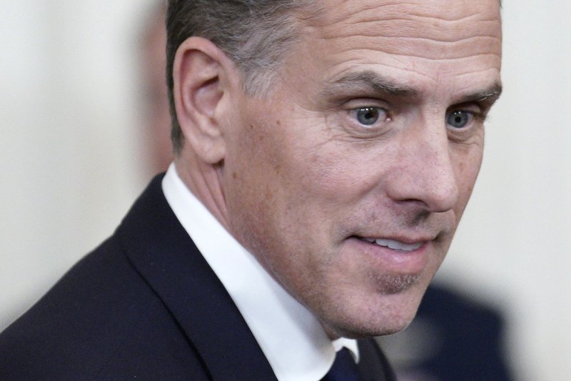 Hunter Biden, son of U.S. President Joe Biden, attends a Medal of Honor Ceremony in the East Room at the White House in Washington, D.C., on July 3. On Wednesday, his lawyers withdrew a request for a new gun trial. Photo by Yuri Gripas/UPI