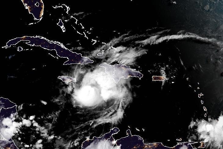 Hurricane Beryl, a Category 4 storm, churns through the Atlantic Ocean. It is expected to pass near Jamaica on Wednesday and the Cayman Islands on Thursday on its way eventually toward parts of Mexico. Photo courtesy NOAA