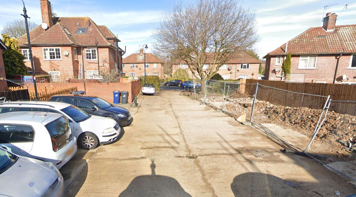 Cops were called to Alcott Close in Feltham following a stabbing