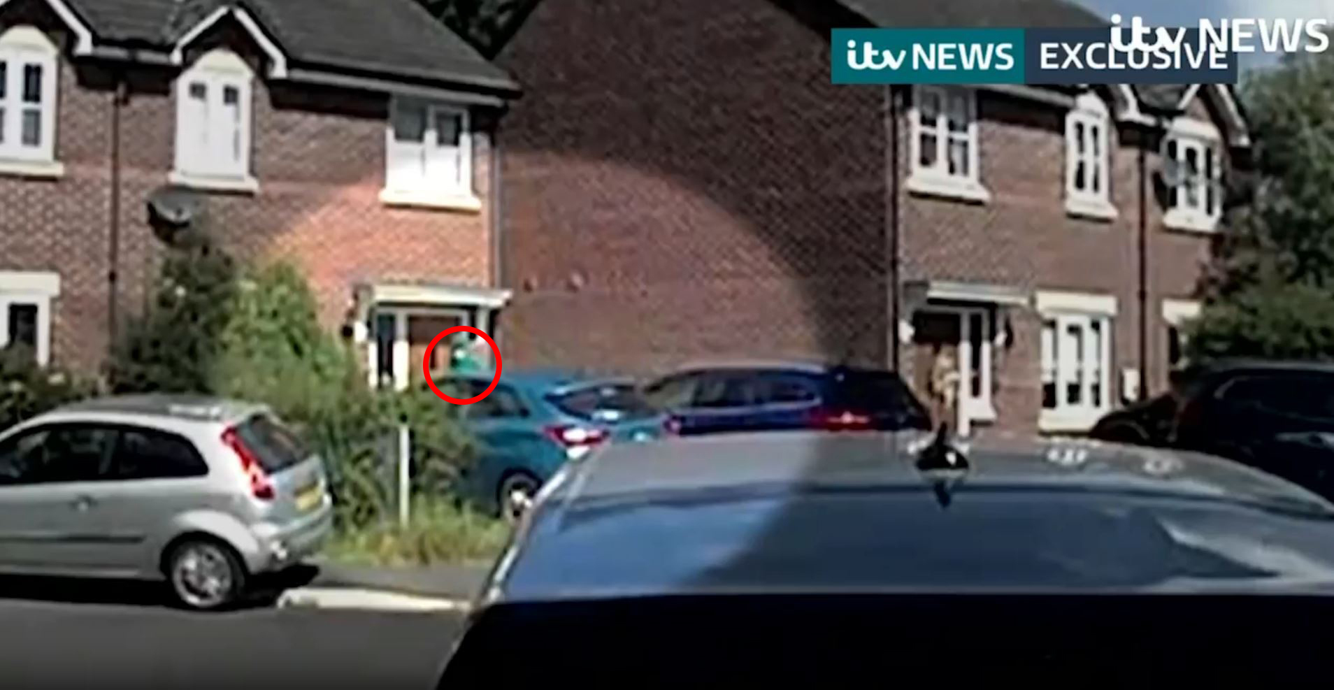 A masked man was spotted outside a house in Southport which was later raided