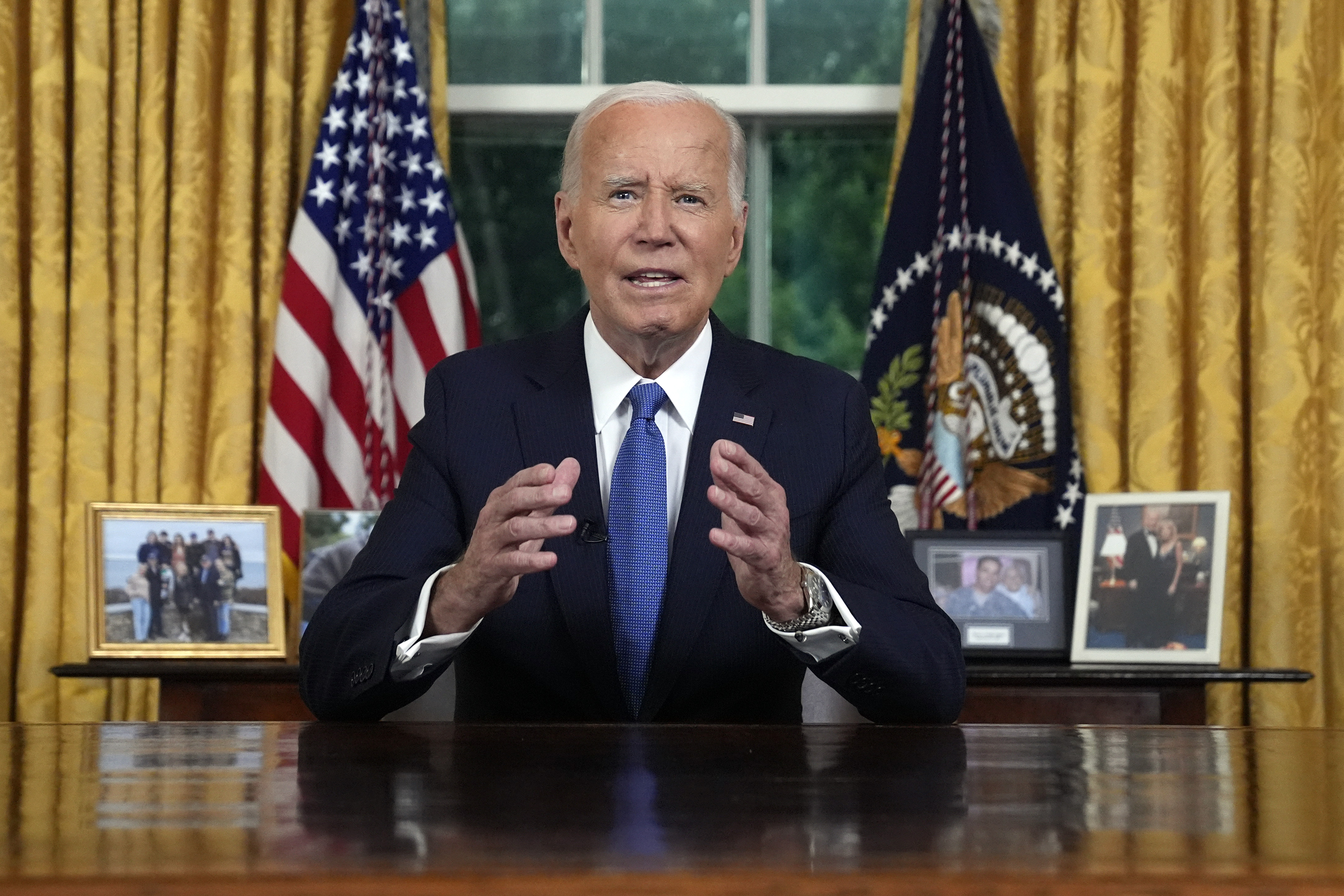 President Joe Biden addressed the nation for the first time after dropping out of the race