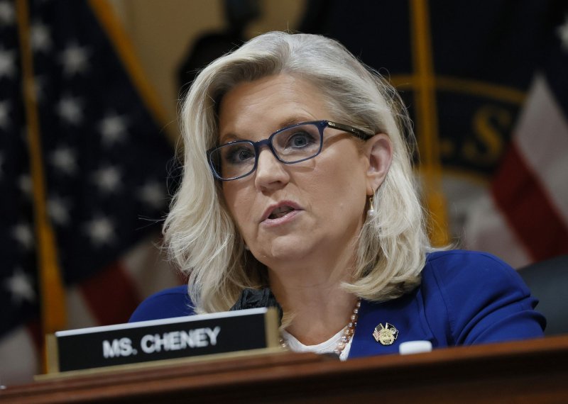 Liz Cheney, R-Wy., is among a handful of Republicans who offered kind words to President Joe Biden on ending his presidential run. File Photo by Jemal Countess/UPI