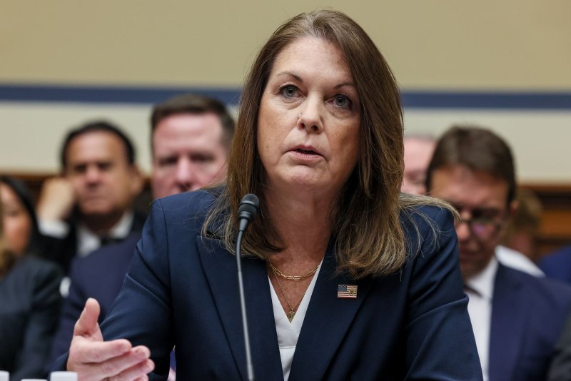 U.S. Secret Service Director Kimberly Cheatle testified during an Oversight Committee hearing on the Secret Service and the attempted assassination of former President Donald Trump on Monday. Photo by Jemal Countess/UPI