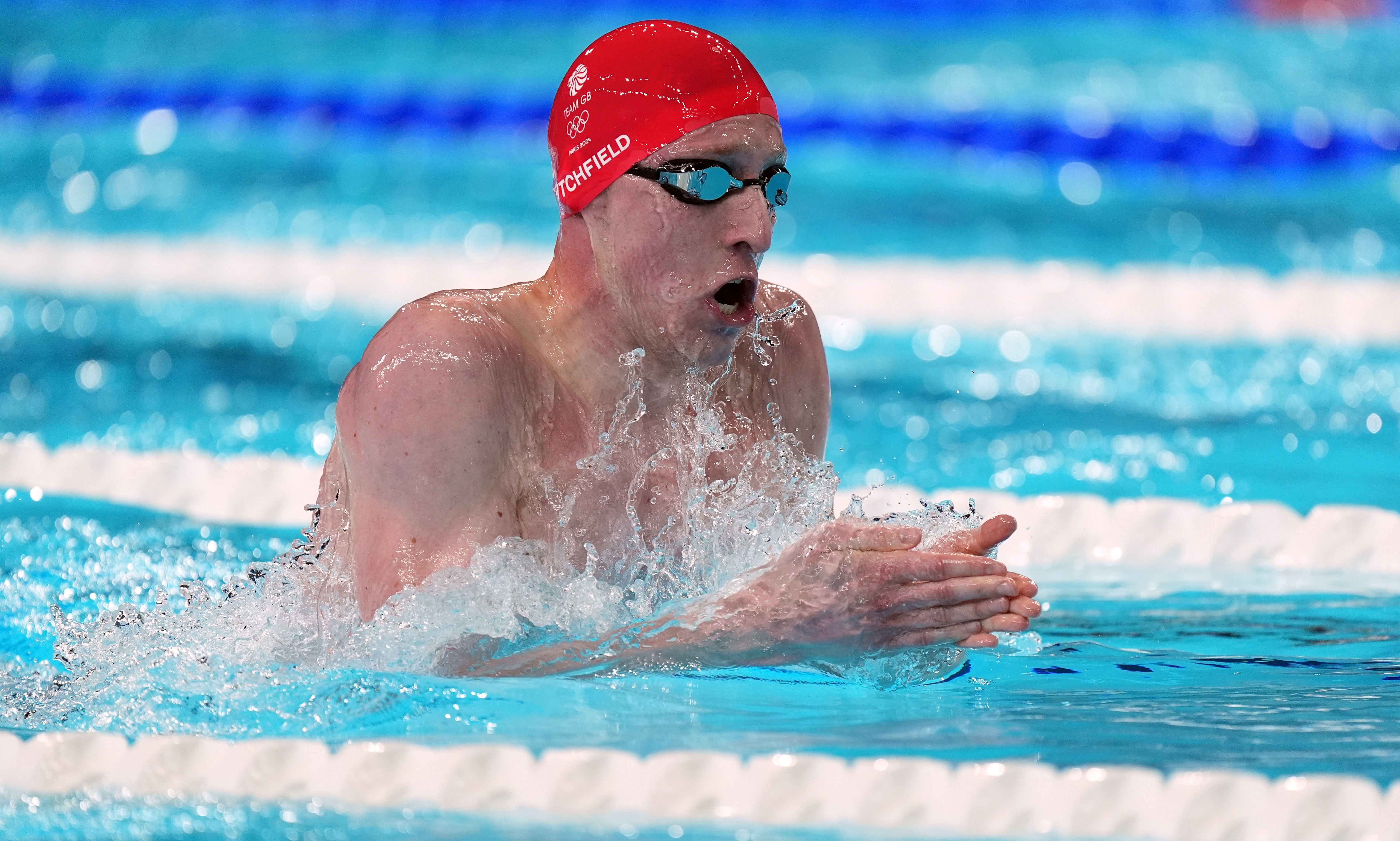 Great Britain’s Max Litchfield finished fourth at a third successive Olympic Games