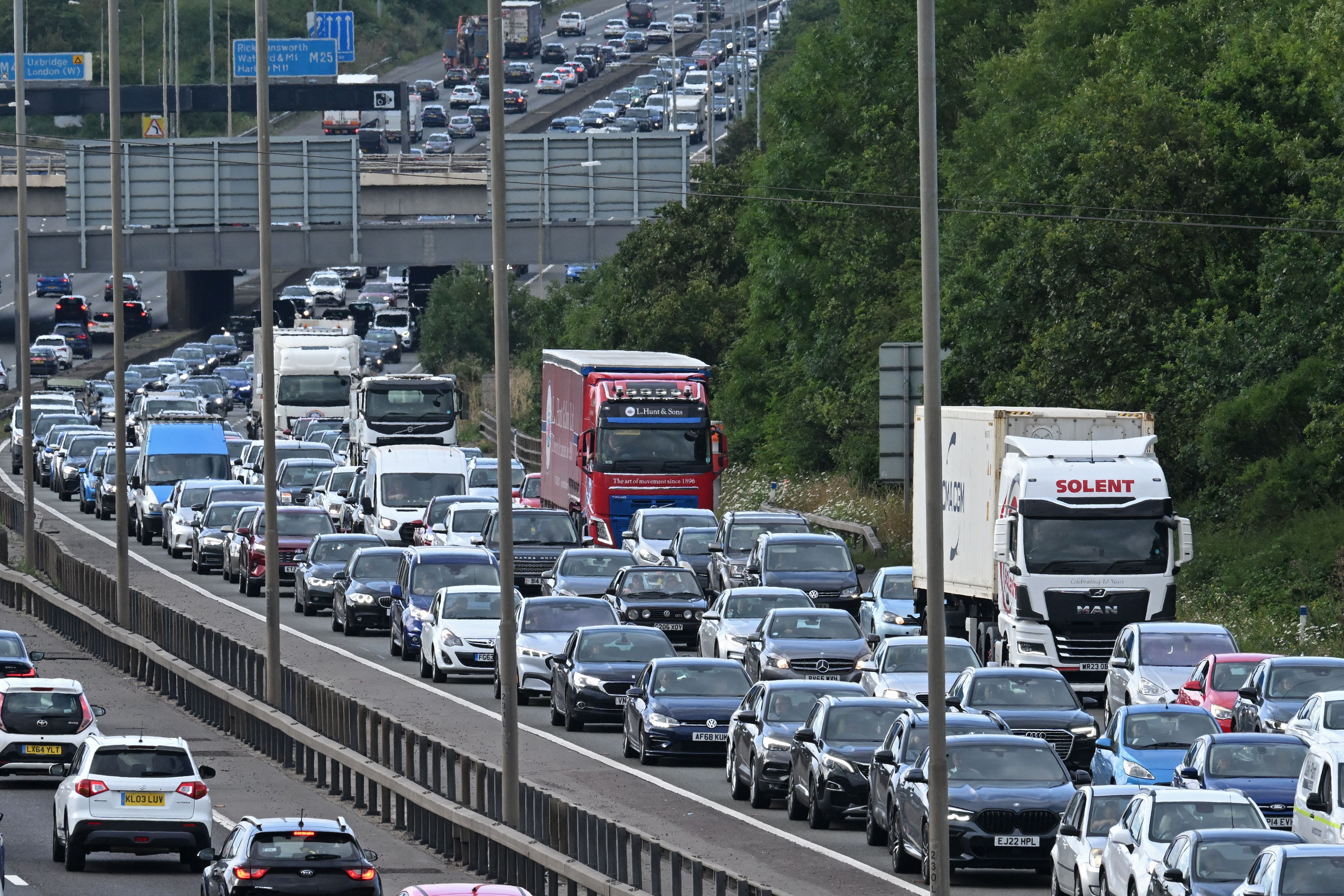 Drivers have been warned they face sitting in bumper-to-bumper traffic amid a string of closures on major motorways next week