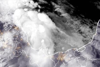 Tropical Storm Chris formed in the Gulf of Mexico on Sunday night, making it the third named storm of the Atlantic hurricane season. Image courtesy of NOAA