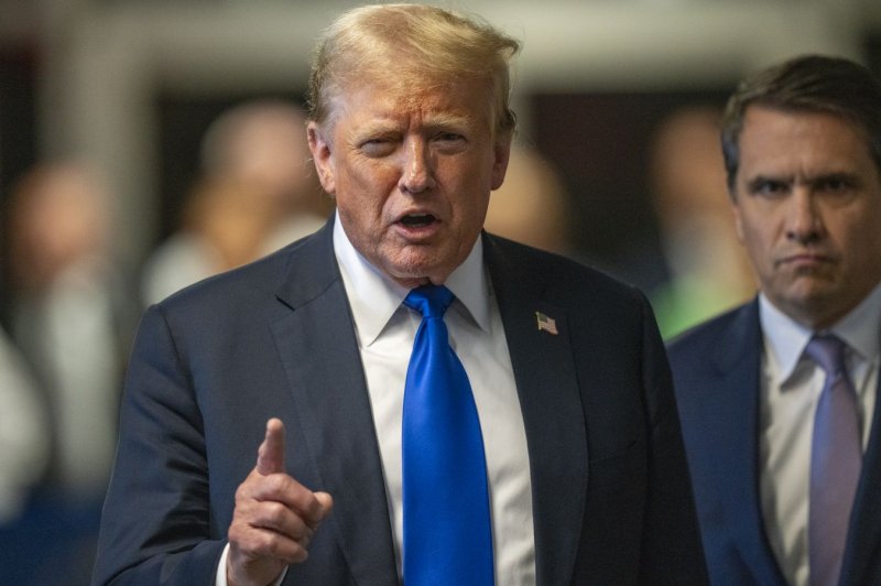 Lawyers for former President Donald Trump filed an appeal Monday against his $454 million New York civil fraud judgment on the grounds that it was excessive and unconstitutional "in a case with no victims, no proven injuries and no losses." File Pool Photo by Steven Hirsch/UPI