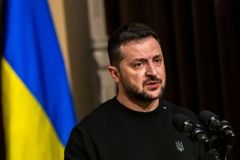 Ukrainian President Volodymyr Zelensky congratulated Donald Trump on the Republican nomination and condemned the assassination attempt in Pennsylvania during a phone call Friday. File Photo by Julia Nikhinson/UPI