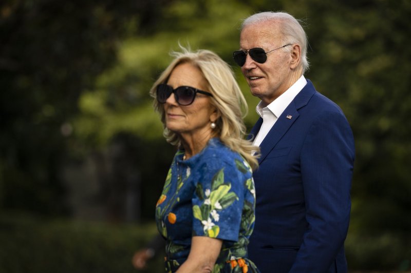 First Lady Jill Biden (L) will lead a group of four American delegations at the 2024 Olympic and Paralympic Games in Paris, the White House announced Friday. Photo by Samuel Corum/UPI